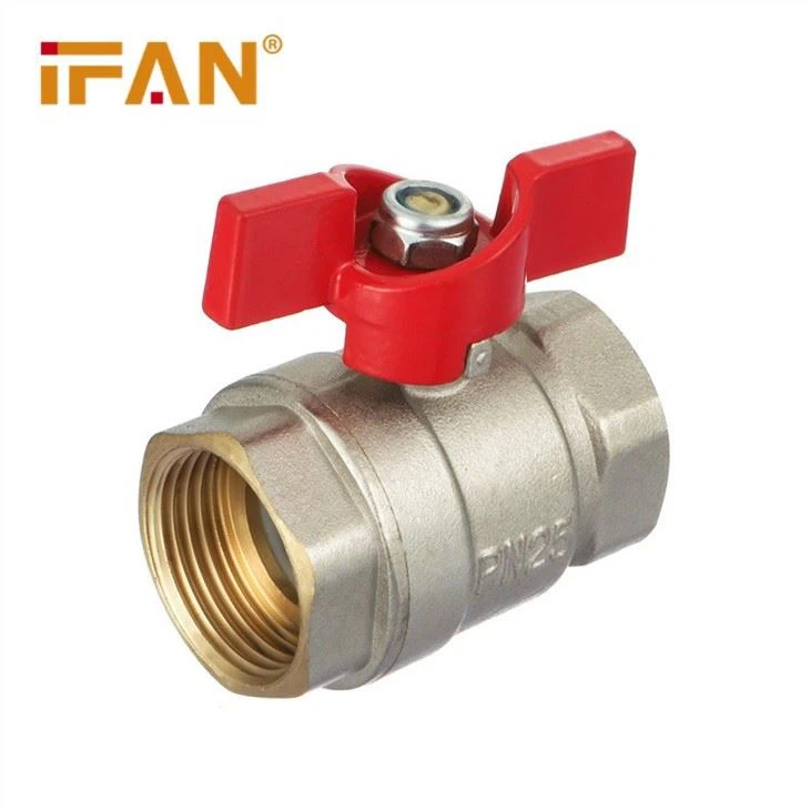 Butterfly Handle Brass Ball Valve FF